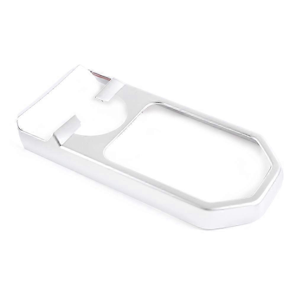 Car Central Control Gear Shift Panel Frame Cover Trim Sticker For 3 Lr3 04-09(silver)