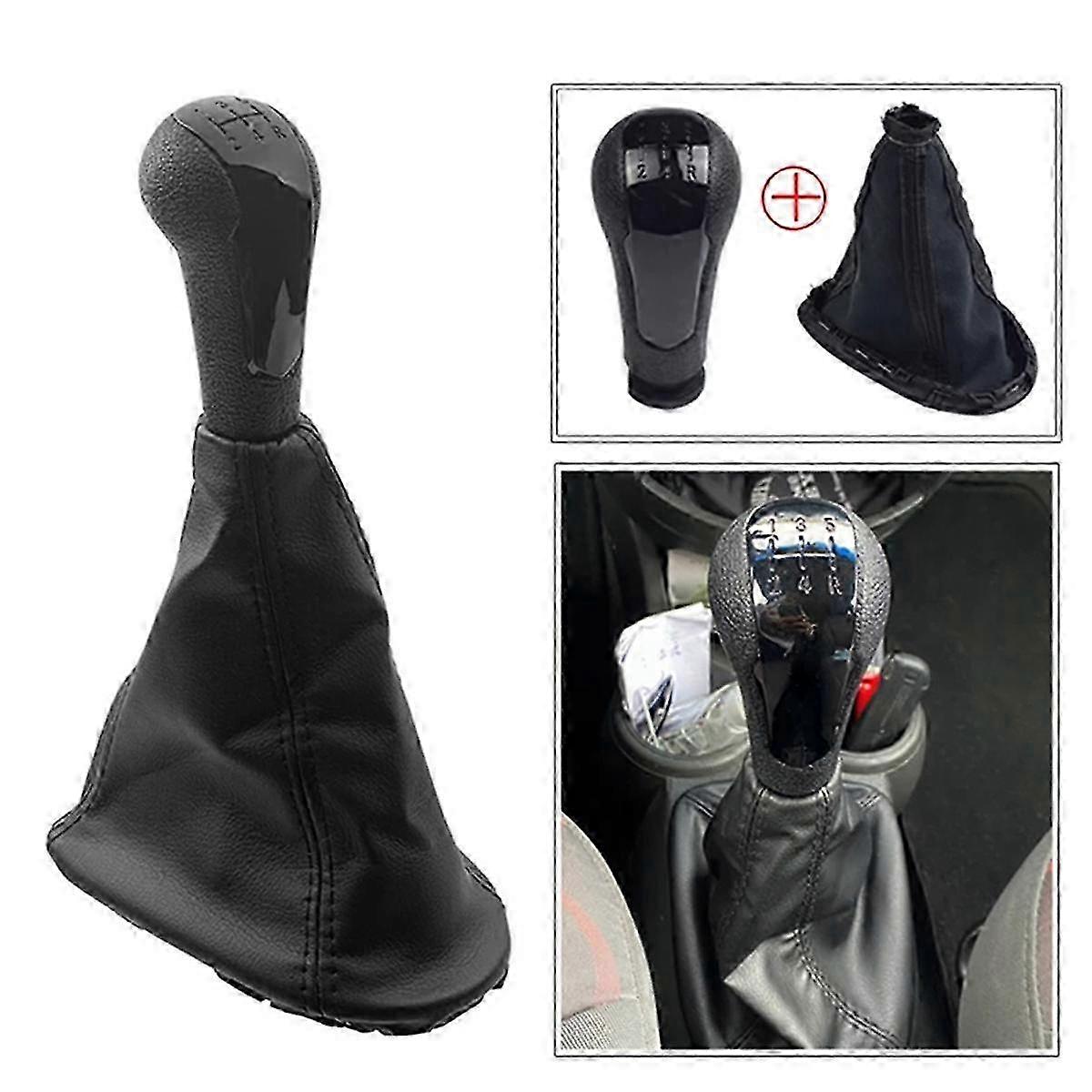 5 Speed Gear Shift Head Car Manual Gear Shift Knob With Boot For Spark Barina Spark M300 2011-15 A