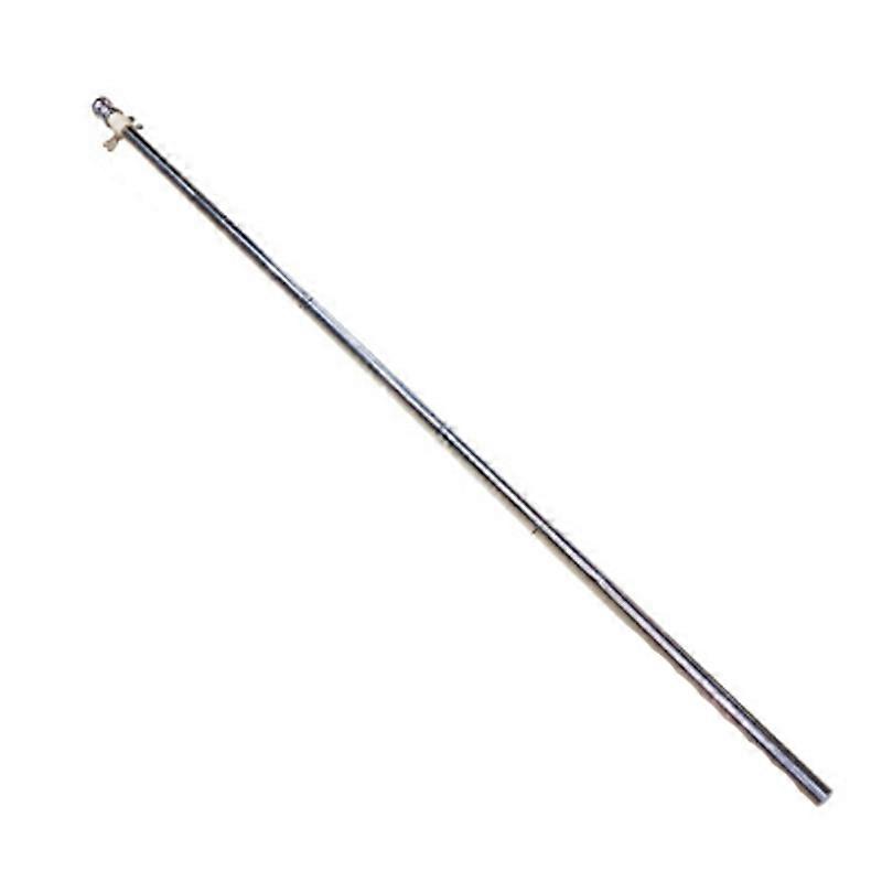 1.8M Telescopic Flag Pole Flagpole Guide Banner Flag Pole Set Stainless Steel Flagpole with Buckles