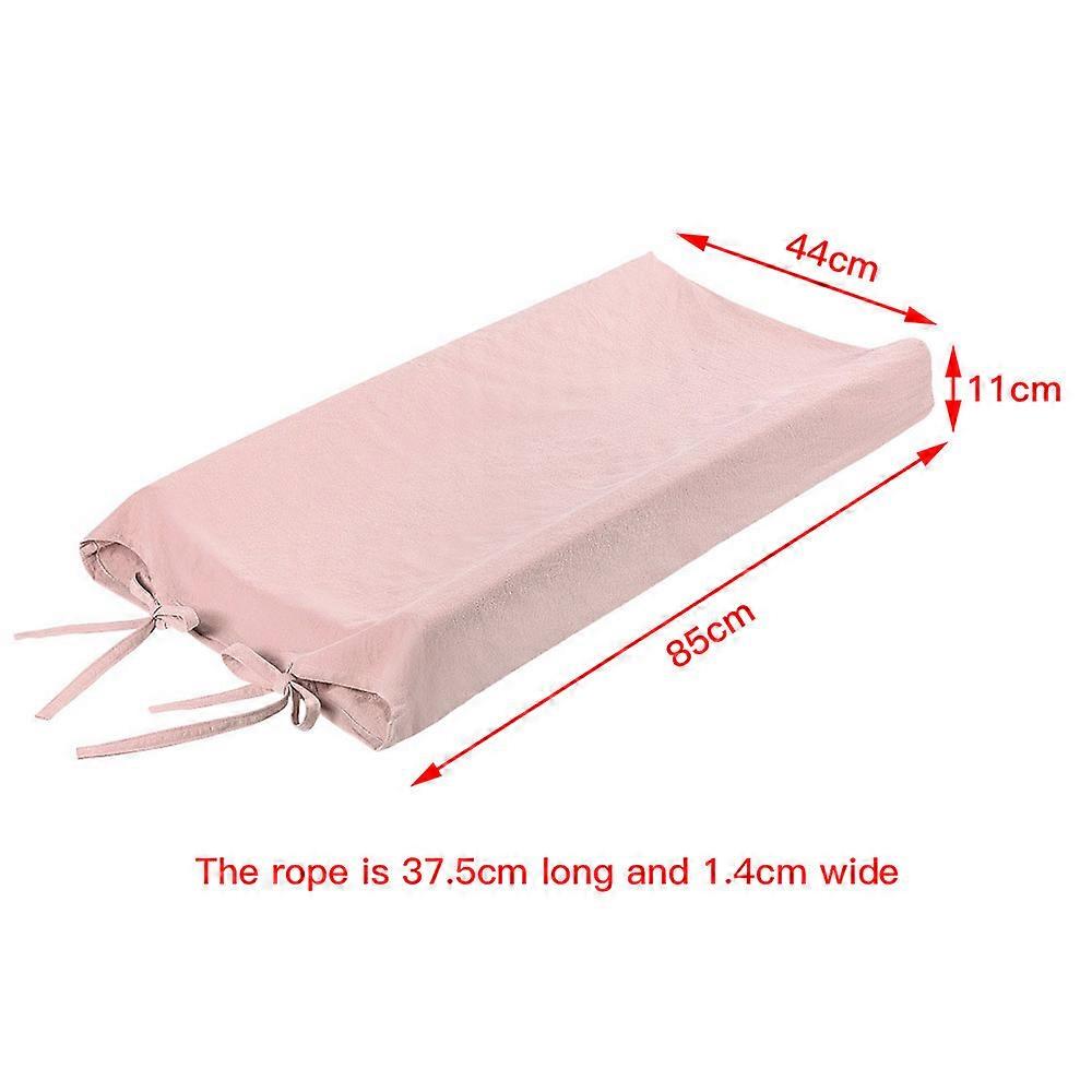 Cotton Changing Table Pad Cover for Boys Girls, Soft and Comfortable, Fits Multiple Sizes, Easy to Remove (Jade Yellow, 85x44x11cm)