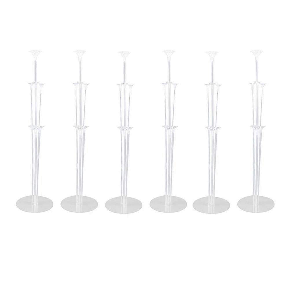 6 Pcs Dining Table Base Balloon Stand Kit Balloon Support Holder Balloons Holder