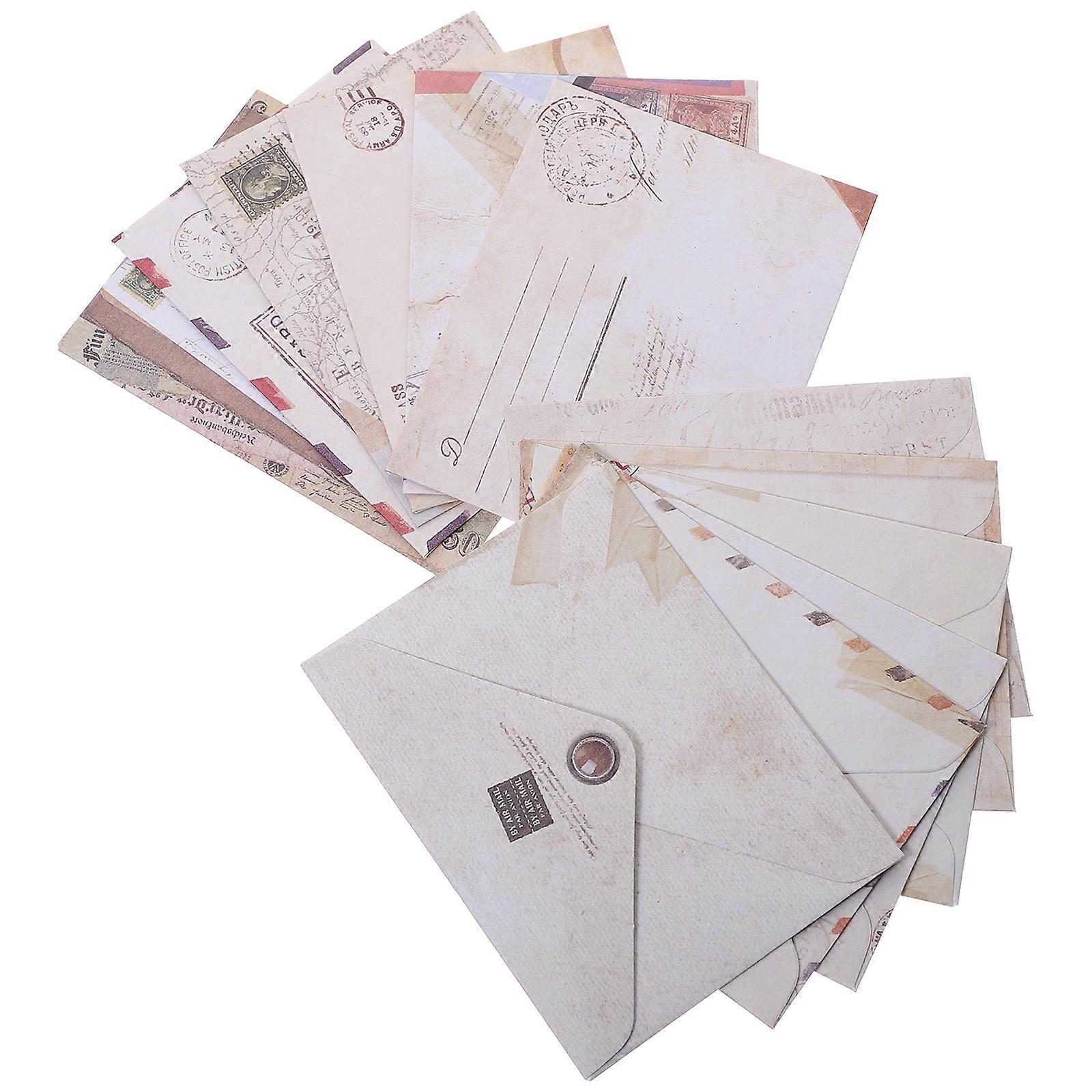 60pcs Mini Envelopes Small Paper Envelopes Retro Envelopes Cards Envelopes