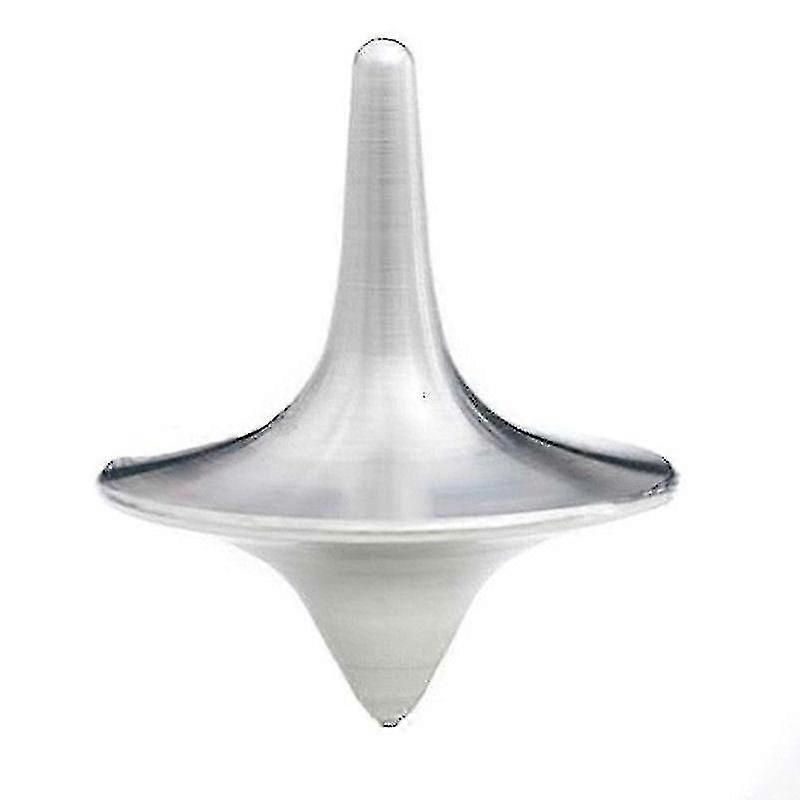 Zinc Alloy Silver Accurate Top Gyro Key Ring (color: Silver)