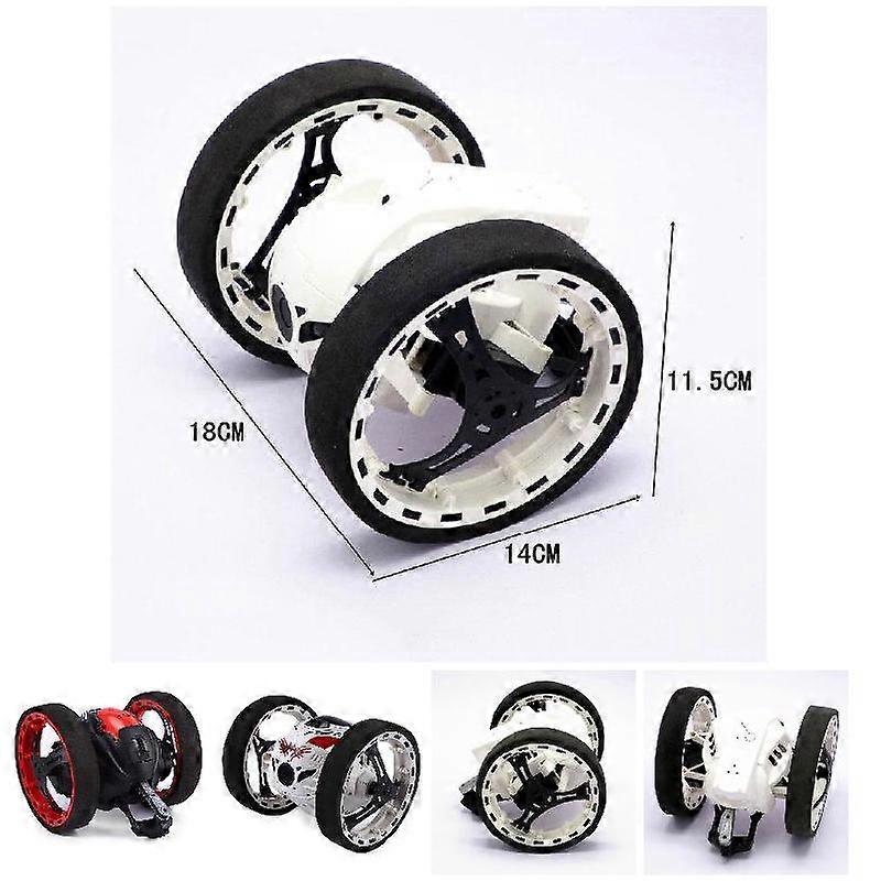 2.4G RC Bounce Car with LED Night Lights Car Kids Toys Birthday Gifts