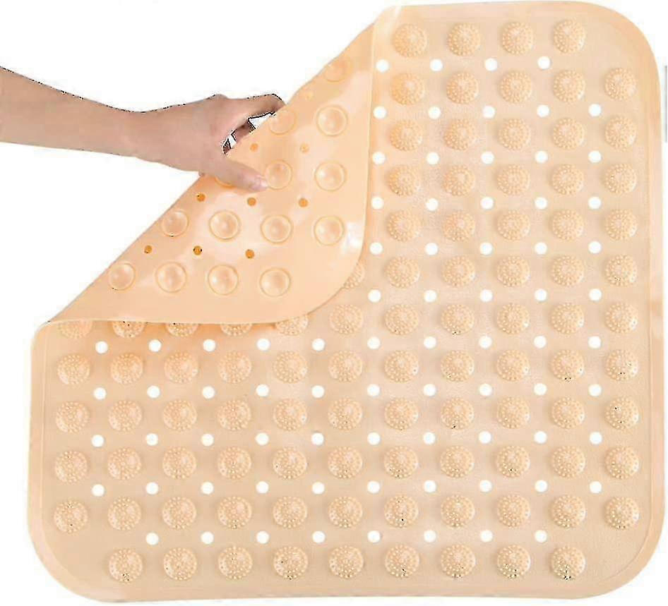 シャワーマット 小型 48 x 48 cm, 滑り止めシャワーマット, スクエアシャワーマット, 滑り止めシャワー, 滑り止めシャワーマット, 滑り止めシャワートレイインサート 滑り止め付き