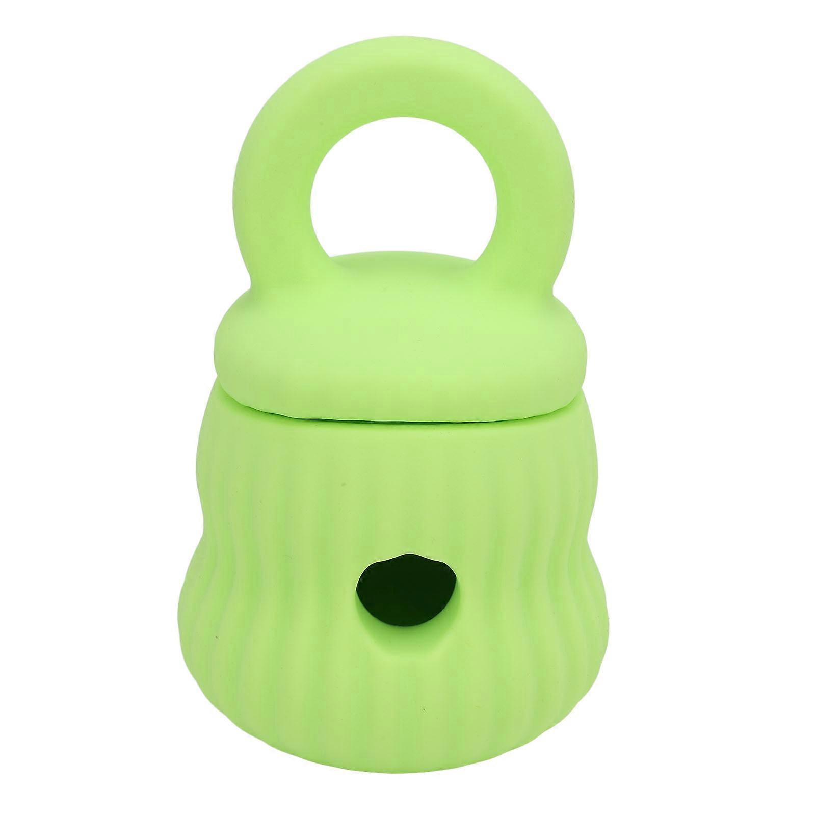 Dog Slow Feeding Toy Interactive Silicone Temp Resistant Prevent Digestive Problems Reduce Anxiety Stress for Pets Light Green