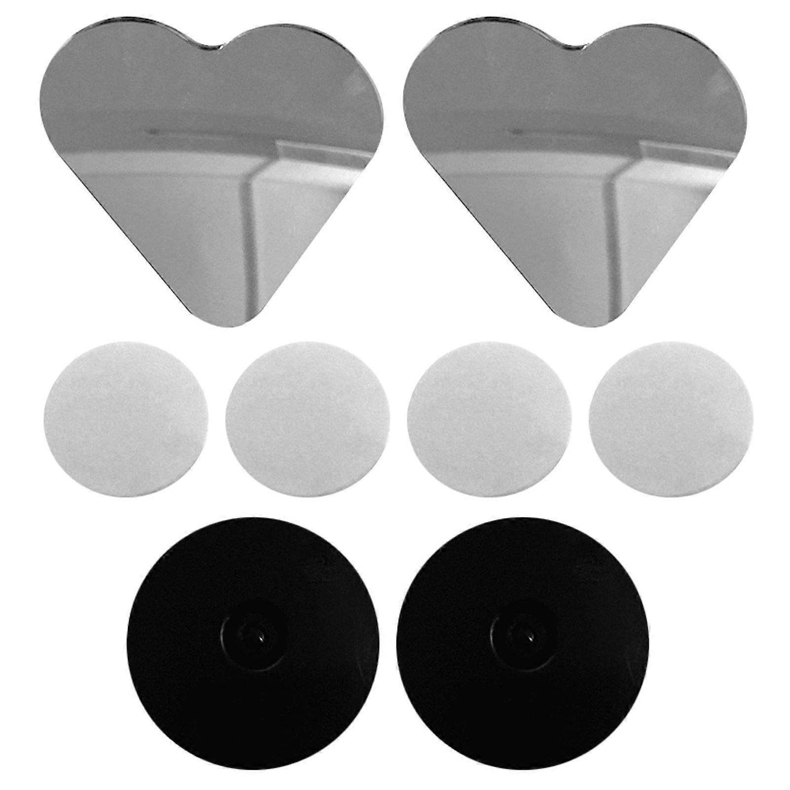 Mini Round Reversing Glass Mirror for Car Self-Adhesive Wide Angle Reflector for Car Van SUV