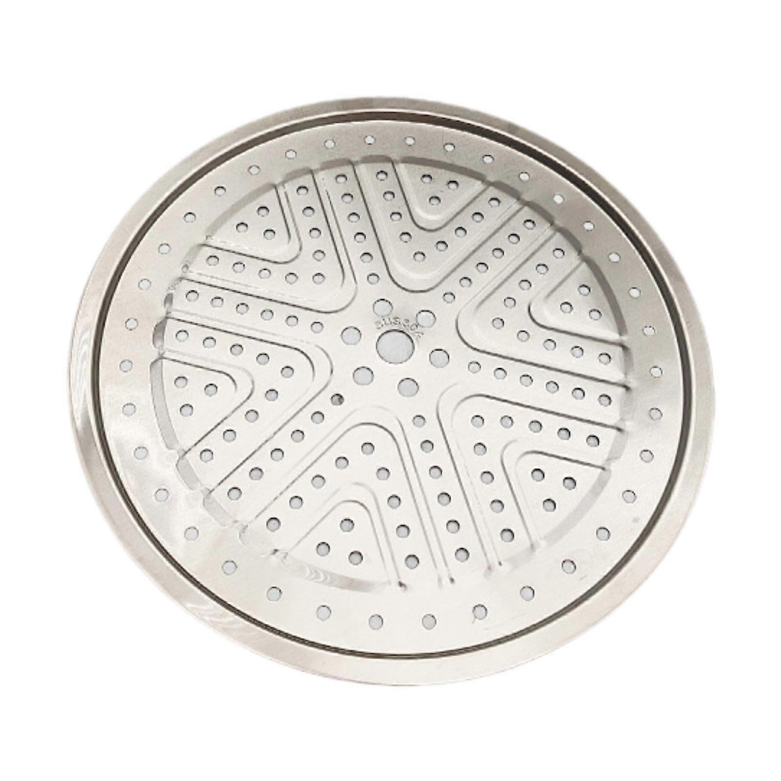 Steaming Plate Versatile Use Food Steaming Dish for Desserts Dumplings Meats 26cm