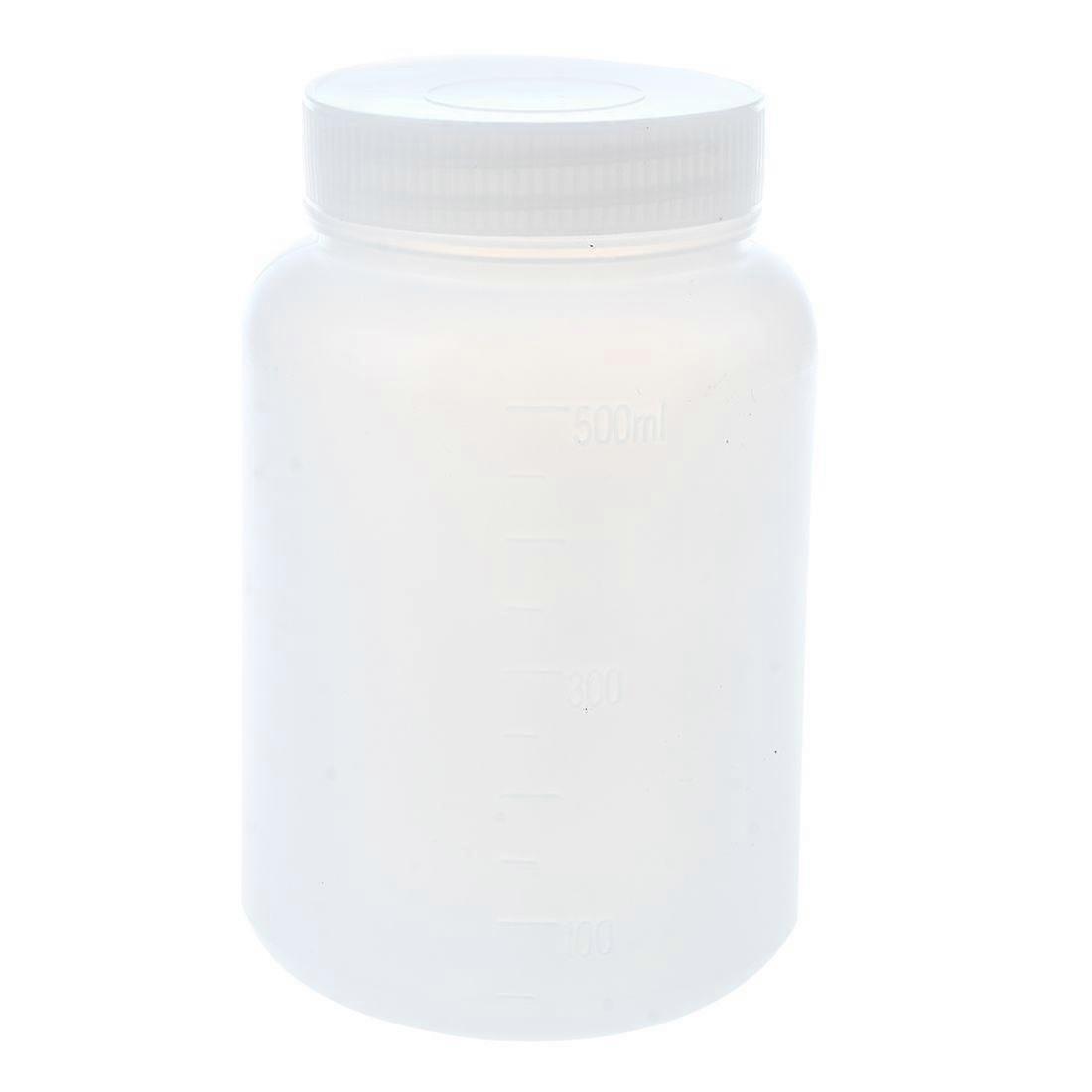 Laboratory Chemical Storage Case White Plastic Widemouth Bottle 500mL