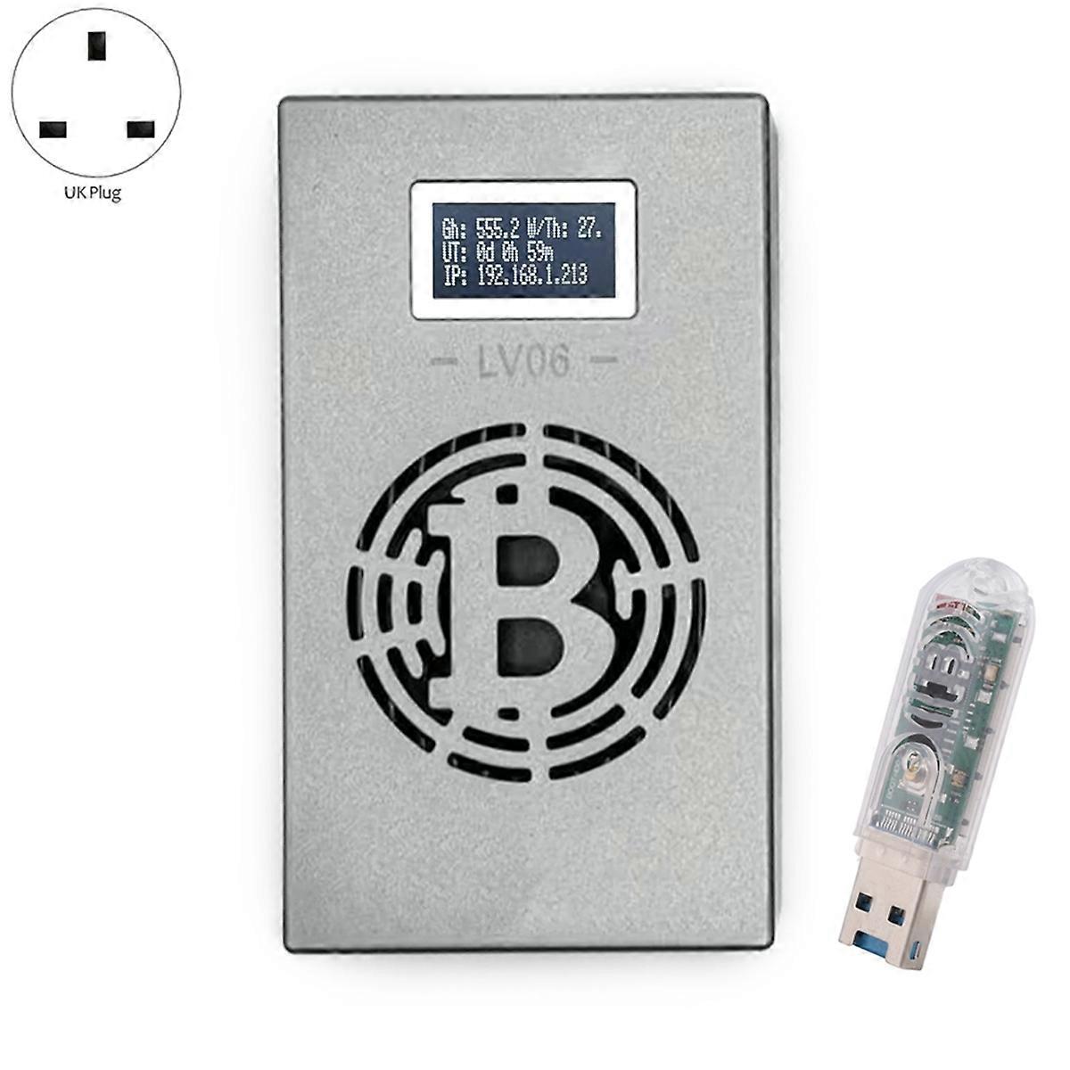 Bitcoin LV06+LV03 Silent Miner Machine BTC Miner BSV BTC BCH Dgb Crypto  Mining Machine