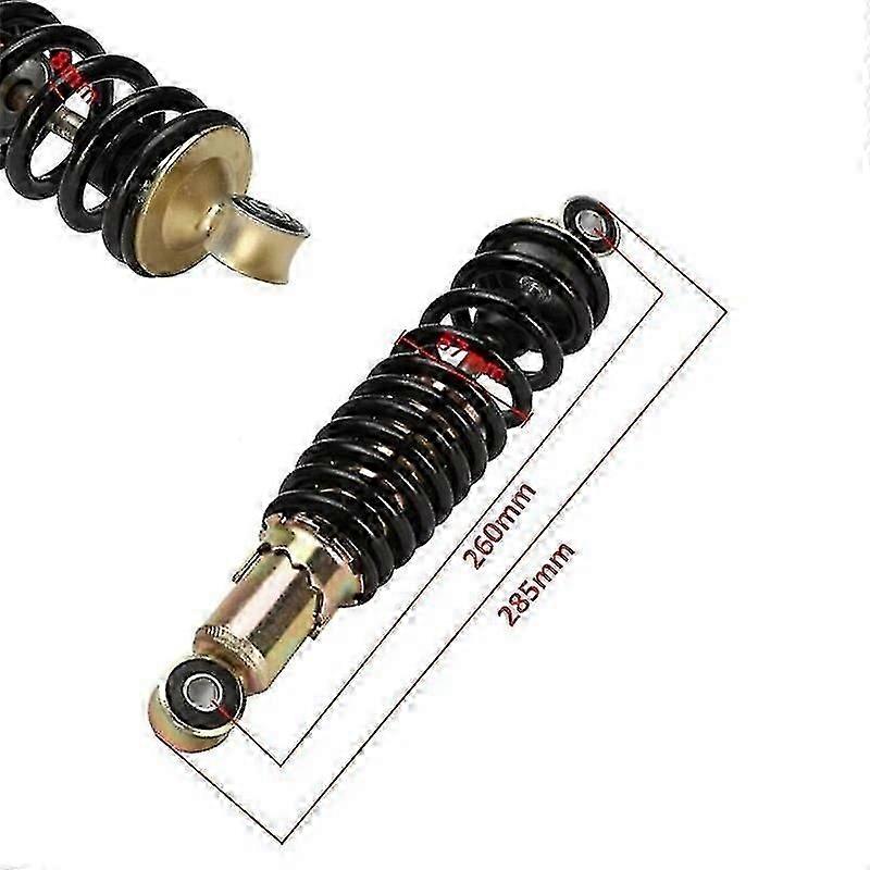 Ammortizzatore posteriore a molle da 285 mm per moto 50cc 110cc