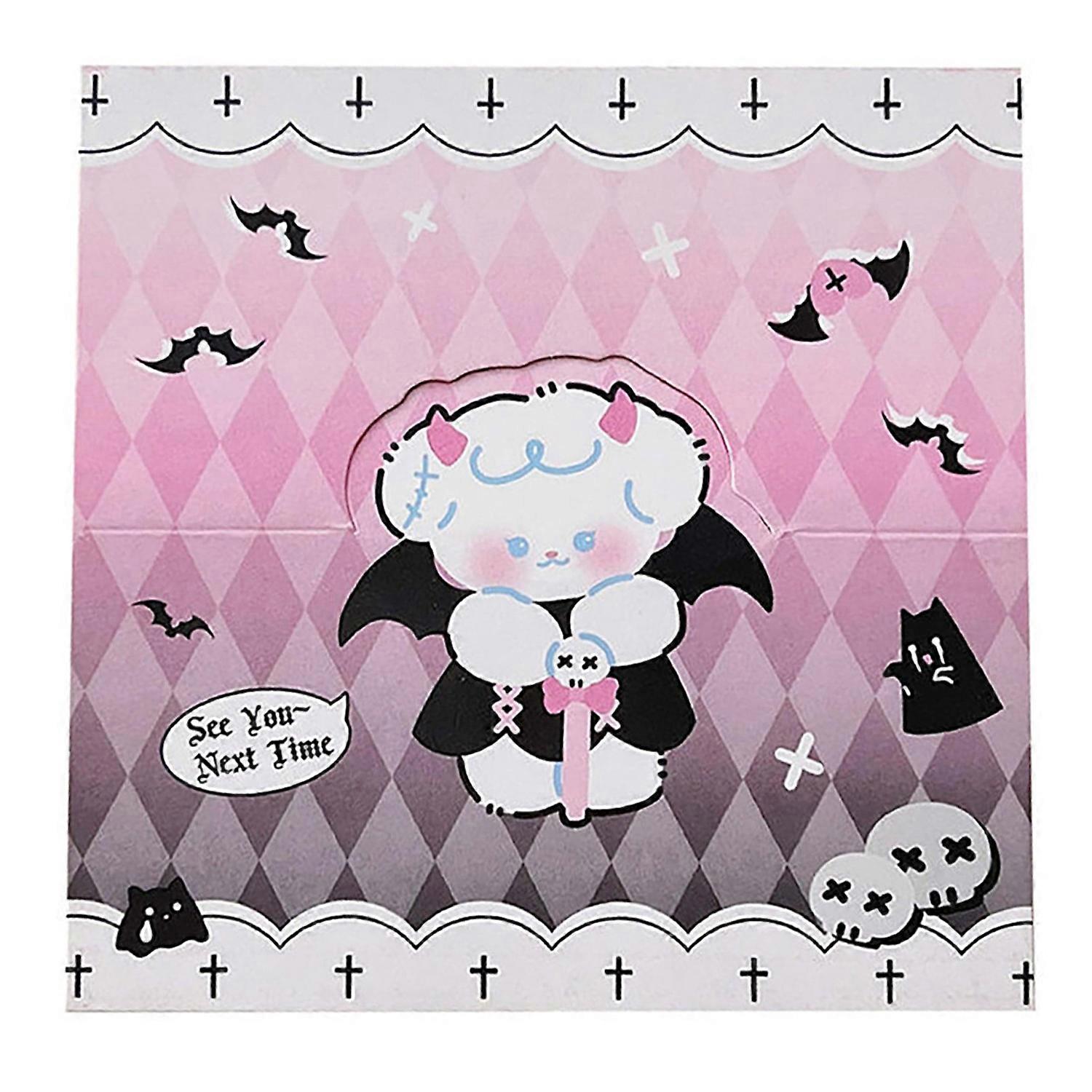 Cardstock Postcard Paper Greeting Card Animal Pattern Letter Paper for Art Postcard DIY Project