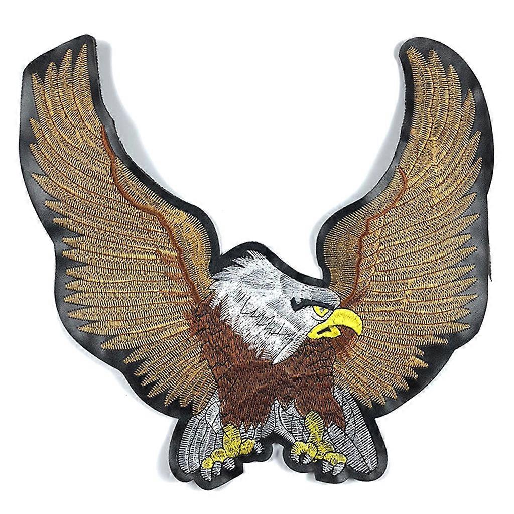 Large Stickers For Clothes Patches Eagle Embroidery Patch DIY Patches For Clothing Applique Embroidery Dark Patches Multi-Colored S