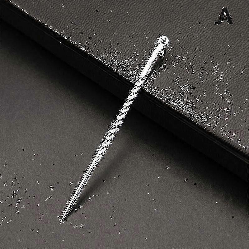 キャンプピクニックのためのポータブルシルバーつまようじ屋外再利用可能な食品フルーツピック