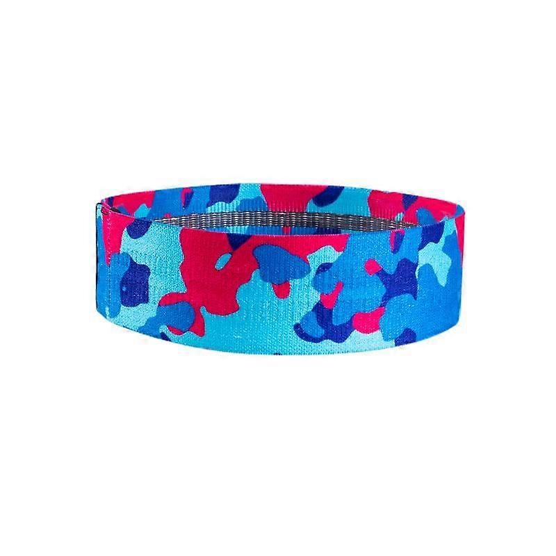 Non-Slip Cloth Exercise Bands For Working Butt, Legs For Gym & Home Workout, Yoga (Leopard Red Medium Resistance Size S)