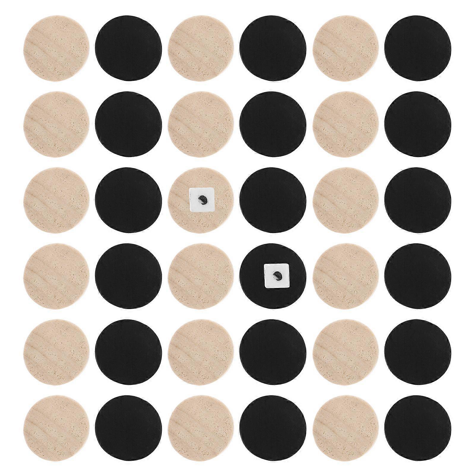 30 st trä backgammonpjäser dam schackpjäser brädspelstillbehör