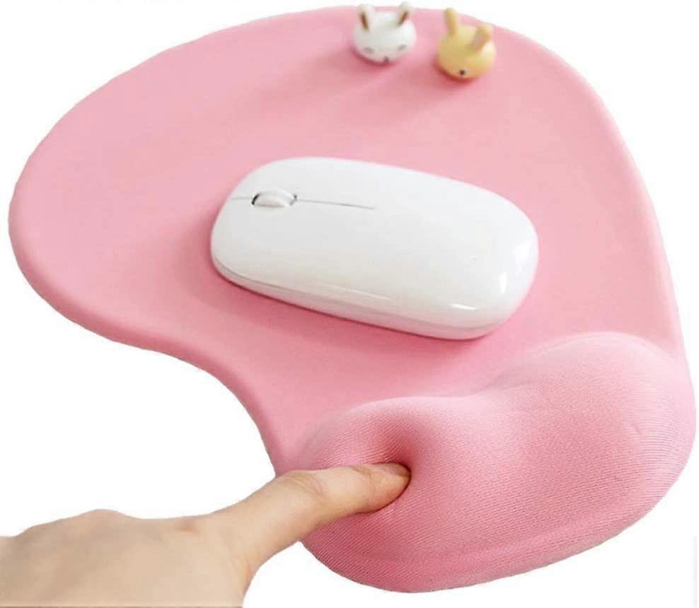 Office Mouse Pad with Gel Wrist Rest-ergonomic Gaming Desktop Mouse Pad Wrist Rest