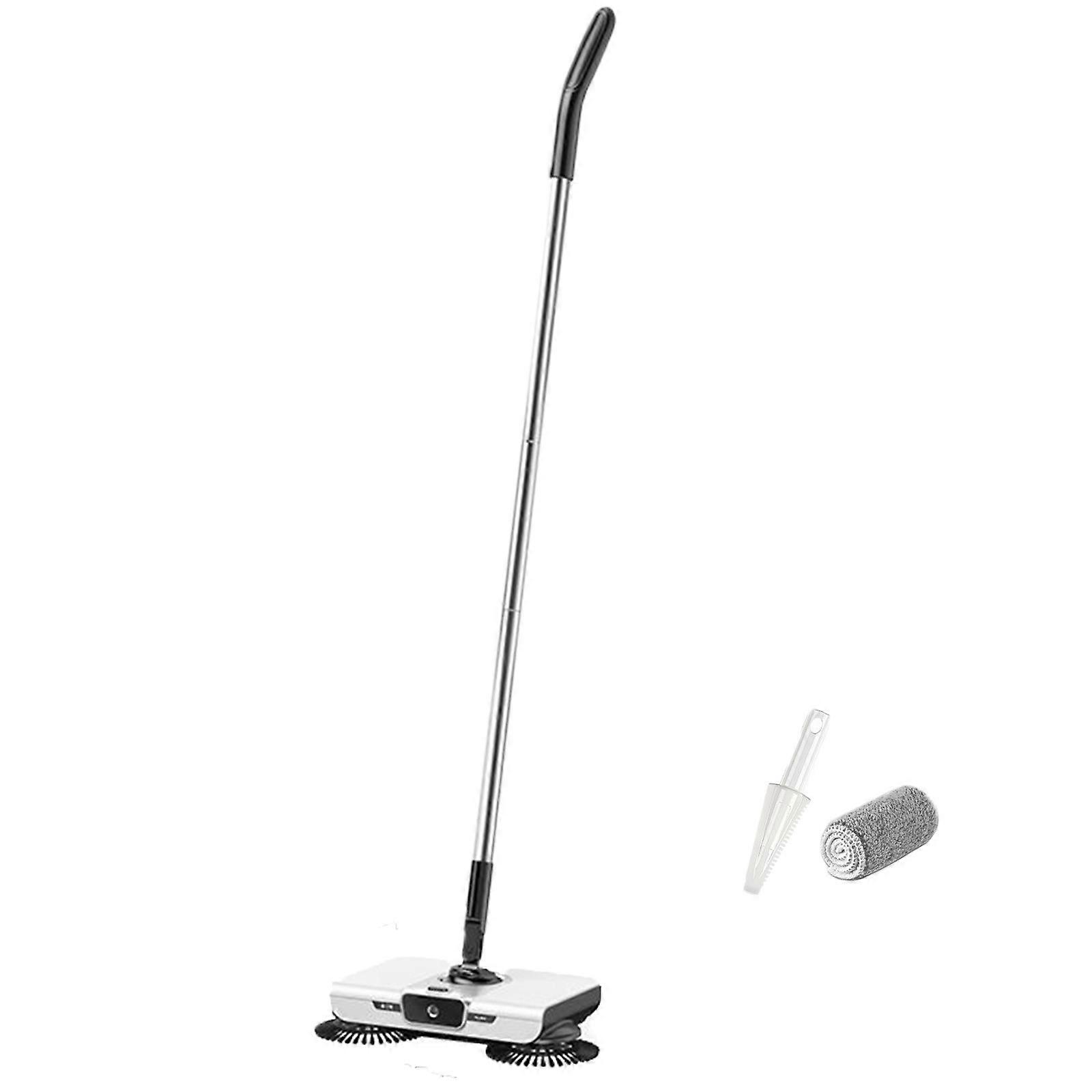Hand Push Sweeper: - Household Hand Sweeping Machine, Cleaning Hair Fruit Shell Easy Use