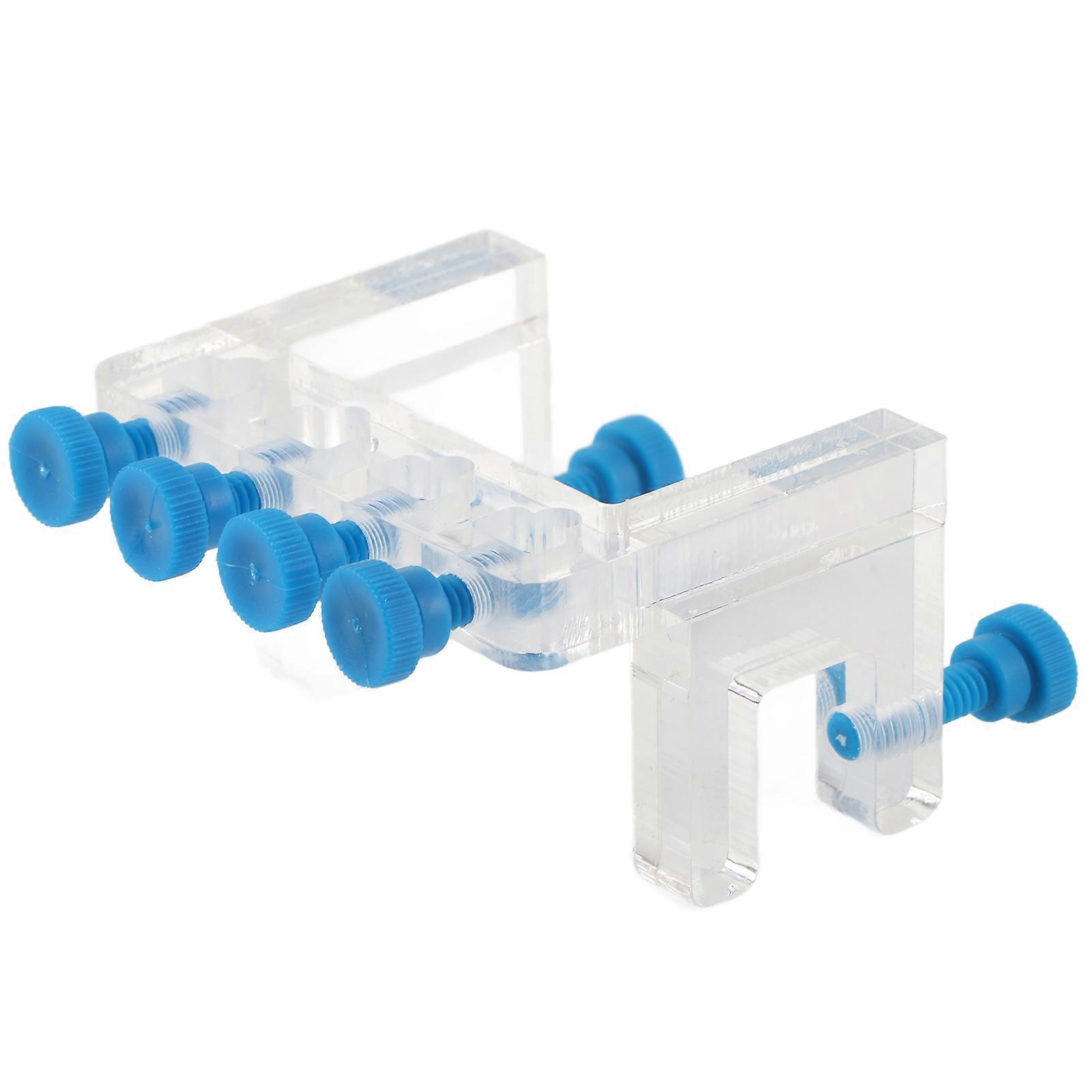 Acrylic Aquarium Fish Tank Hose Tube Fixing Clamp Holder for 10mm Diameter Water Pipe, Durable and Secure Design