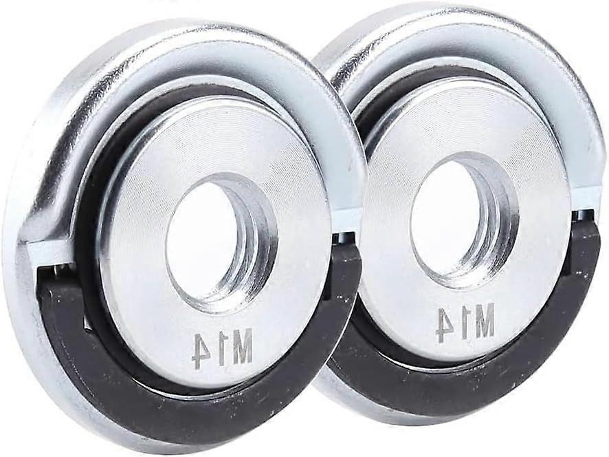 2PCS M14 Quick Release Nut for Electric Angle Grinder Locking Nuts Angle Grinder Accessory Thread Replacement Angle Grinder Inner M14