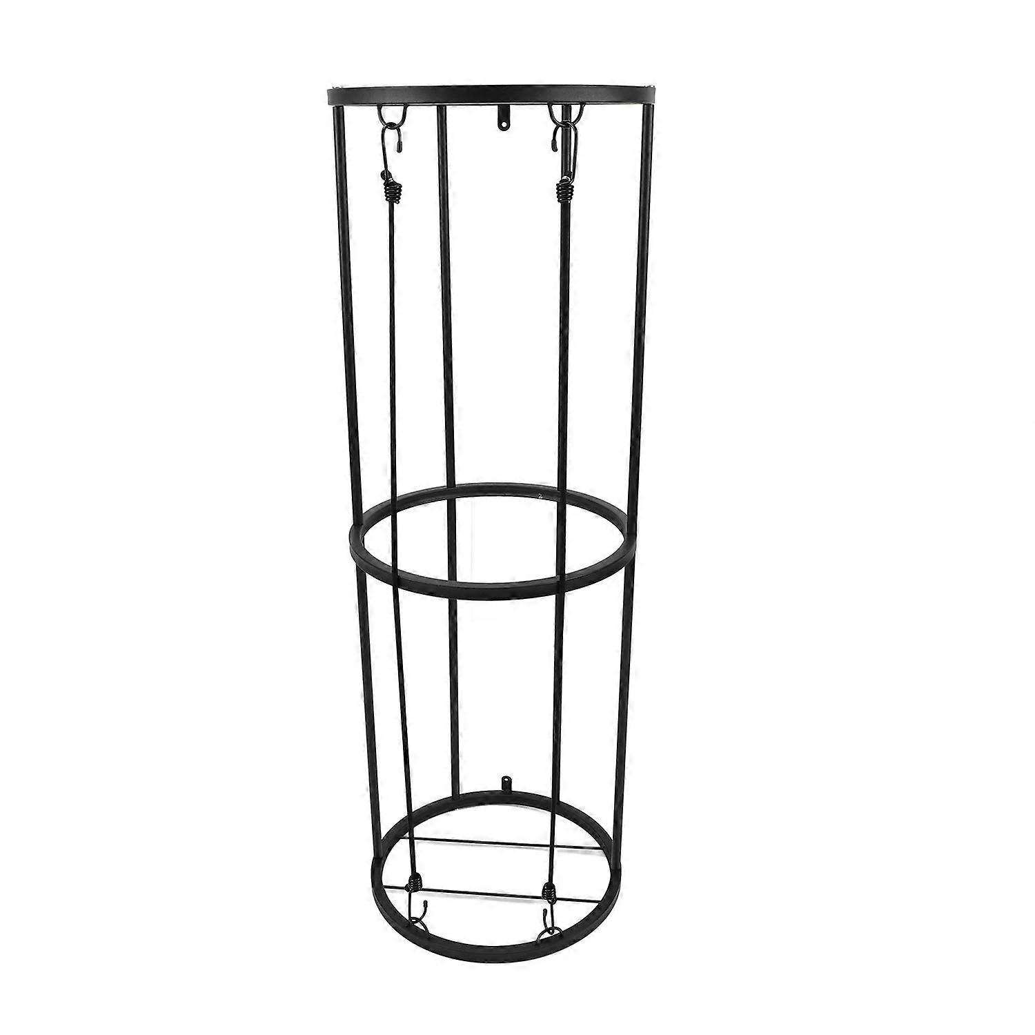 Columnar Vertical Ball Rack Space Saving Detachable Sports Organizer Standing Ball Holder for Basket