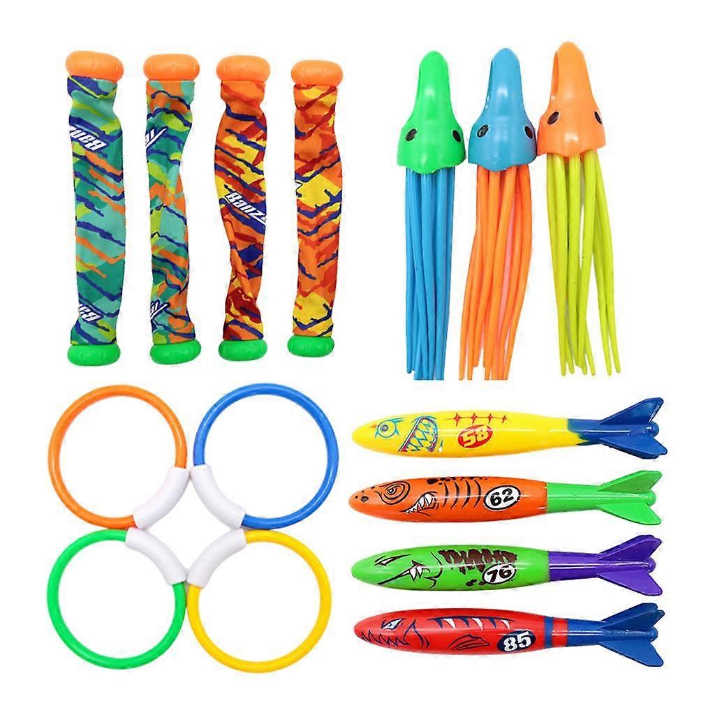 Diving Pool Set Diving Sticks Pool Fish Grab Toy