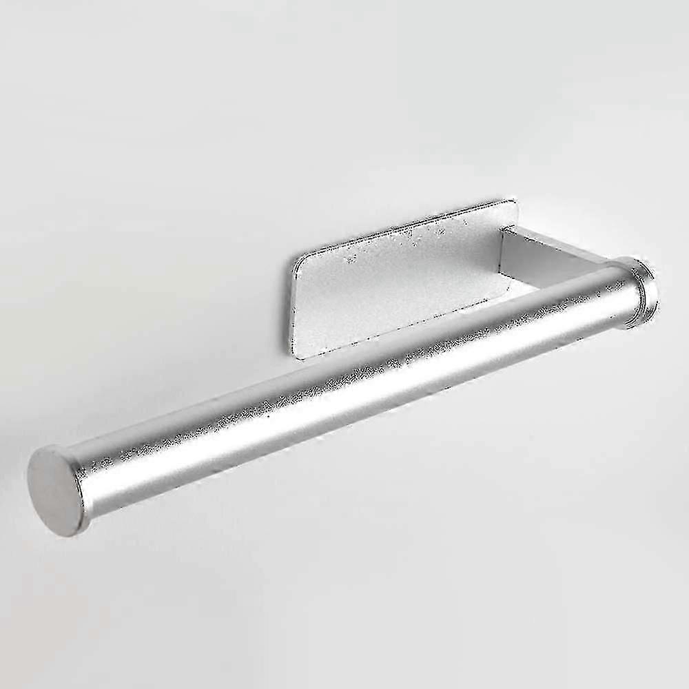 Wall Mounted Kitchen Roll Holder, No Drilling, Aluminum, Storage Organizer