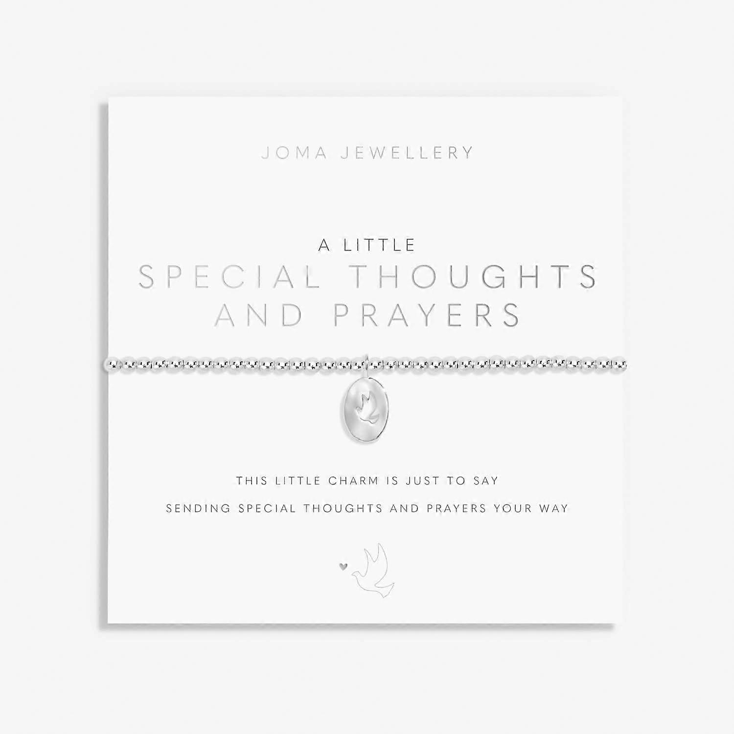 A Little Special thoughts And Prayers Silver Plated Bracelet 8144