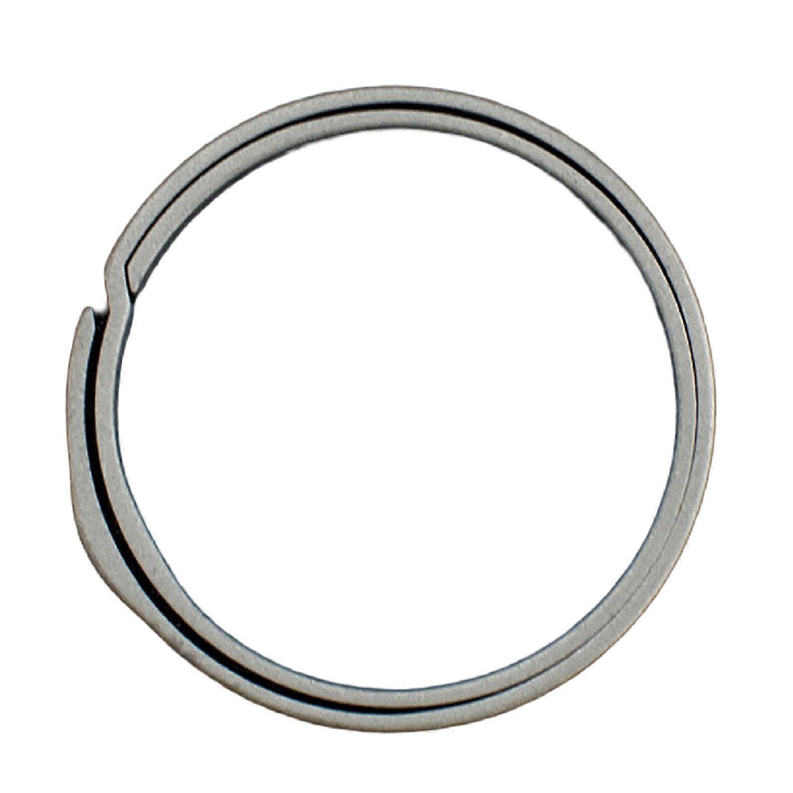 Fashionable Key Chain Buckle Split Keychain Rings for Backpacks and Bag Titanium Alloys Key Rings Practical Accessory  30mm