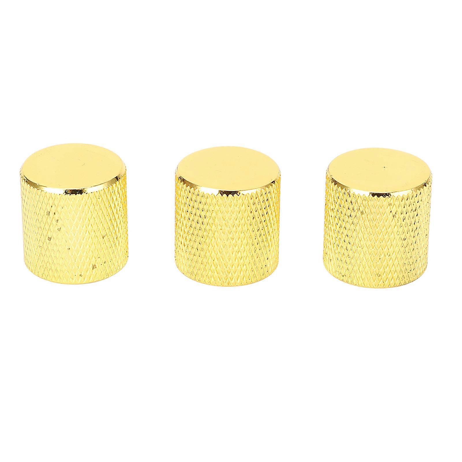 Gull 3 Stk Gitar Volum Tone Knott Metall Elektronisk Kontroll Knott For LP Gitarer AB Potensiometere