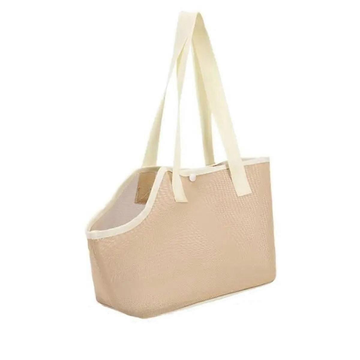 Dog Chest Carrier Portable Pet Purse Sling Foldable Breathable Pet Mesh Sling Small Dog Cat SoftSid