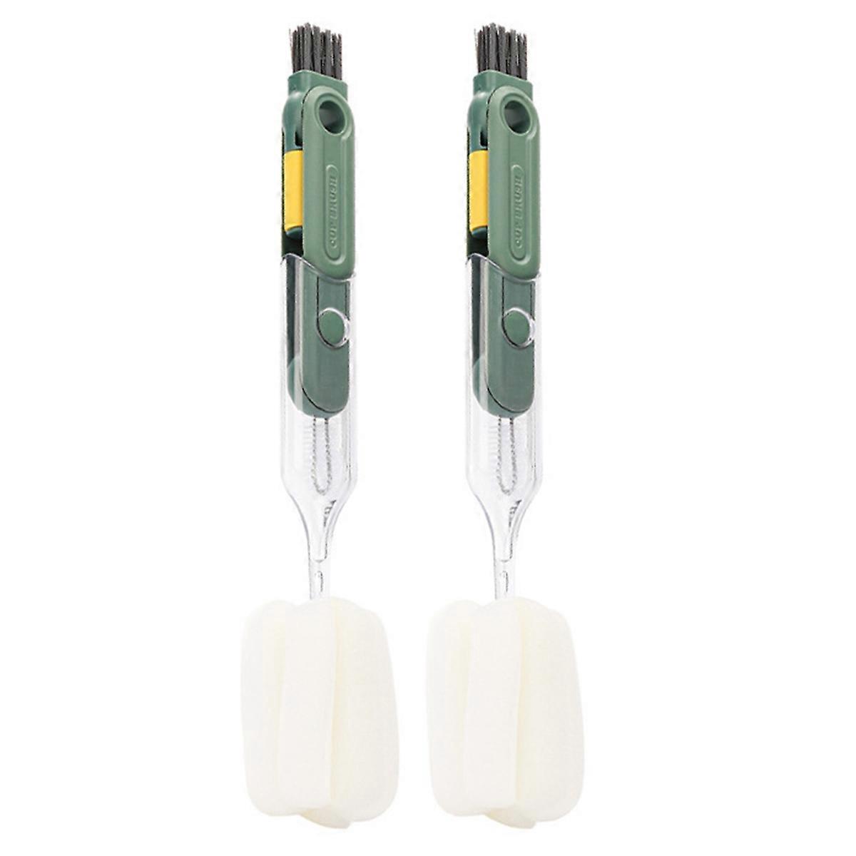 Use multi-function cup brush five-in-one sponge cup brush Green