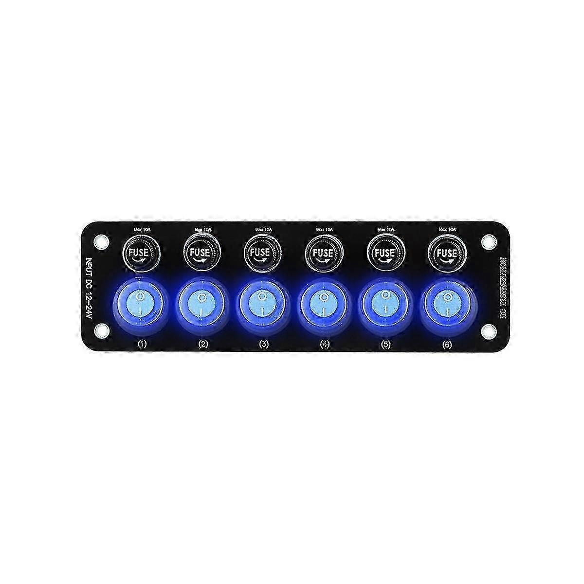 Multi-functional Universal Vehicle Control Panel for Car RV and Marine Use