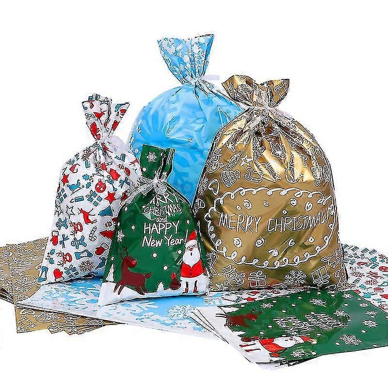 30pcs Christmas Foil Candy Bags