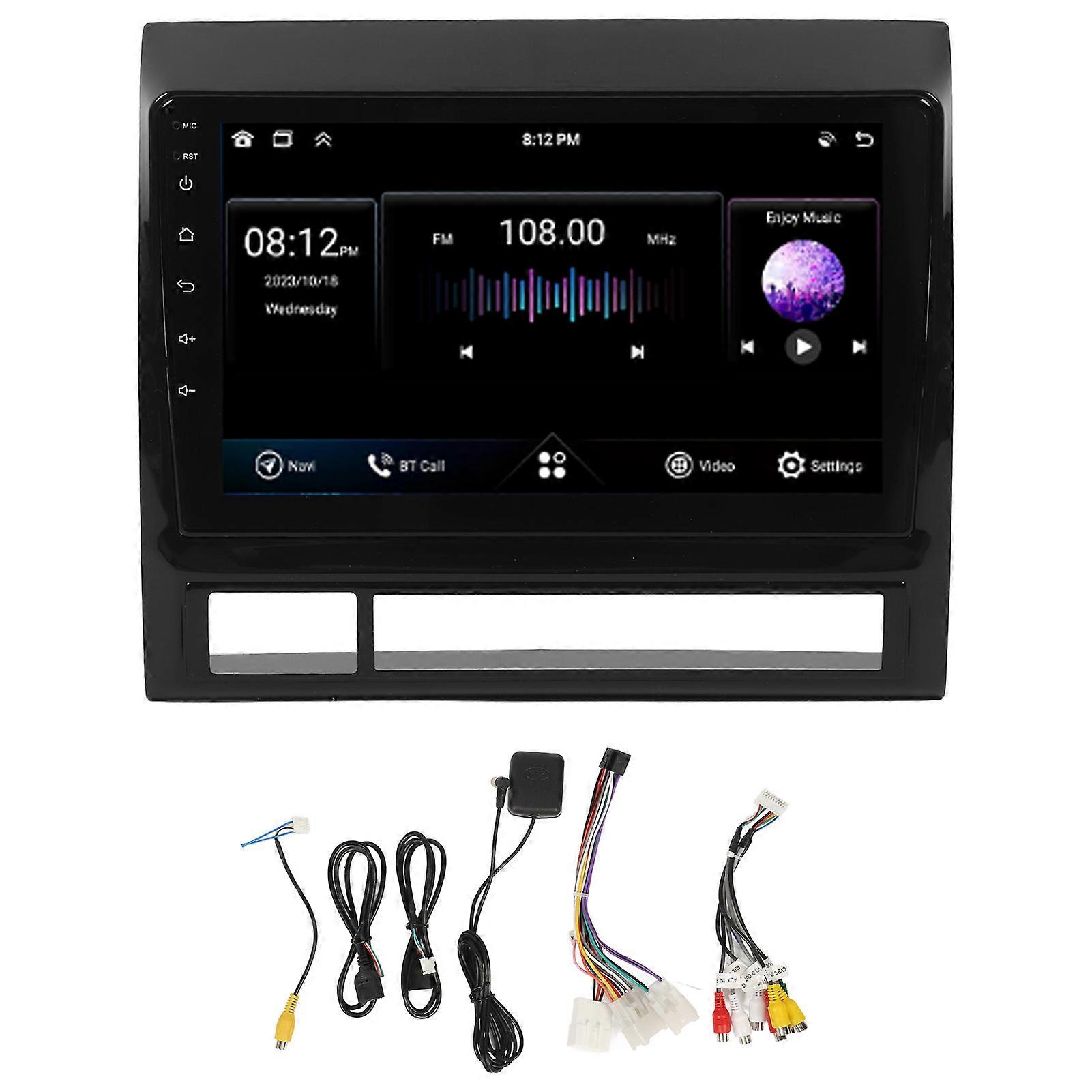 Car stereo for Android 12 with 9in touchscreen and wireless CarPlay