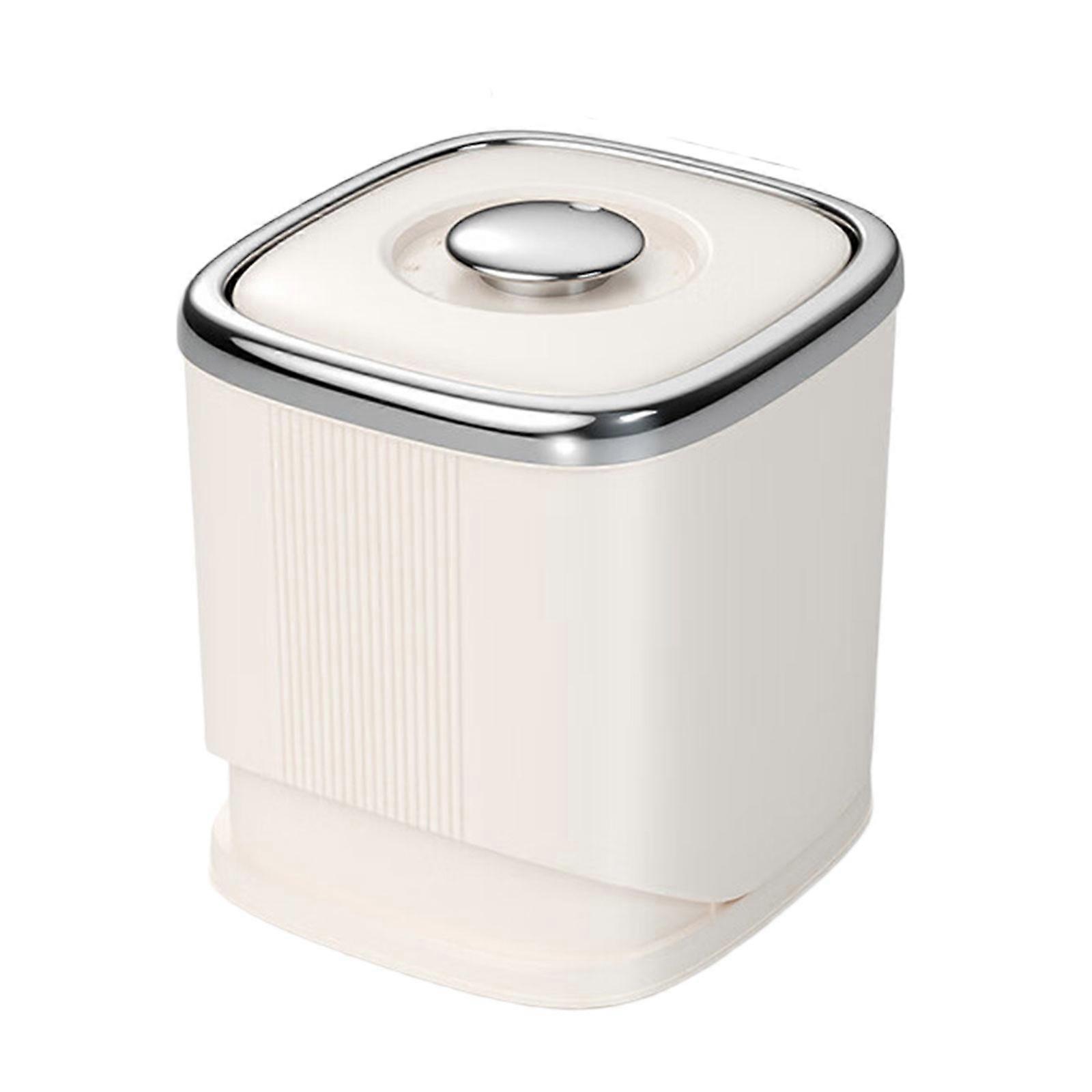Rice Dispenser with Airtight Seal Practical Grains Storage Container Rotating Bucket for Pastas Cereal and Bird Seed