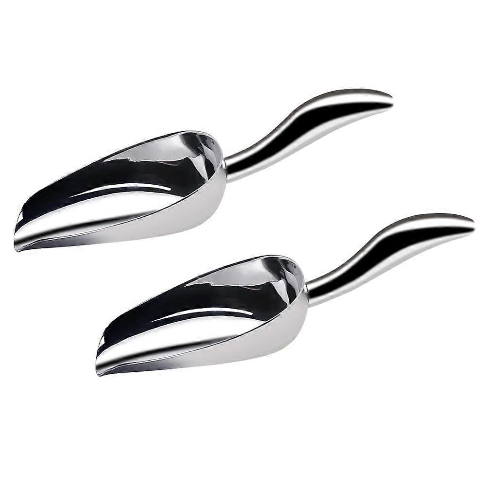 Ice Scoop 6 Oz 2 Pack Dishwasher Safe For Kitchen And Bar Use