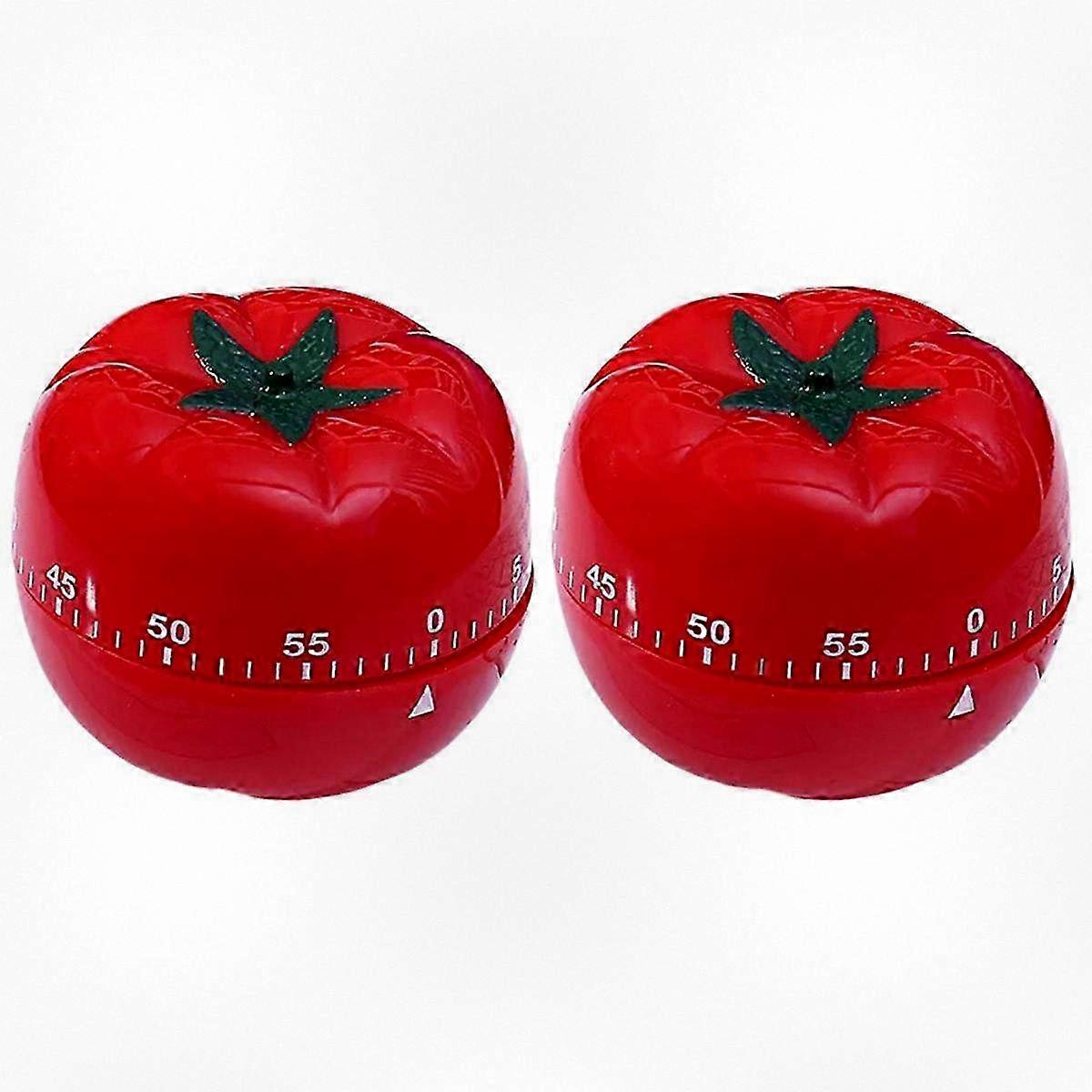 Tomato-Shaped Kitchen Timer with Mechanical Alarm for Cooking and Games