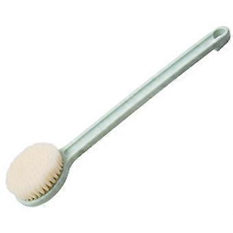 Gentle Exfoliating Bath Brush with Long Handle for Back Scrubbing - Soft Nylon Bristles for Healthy Skin