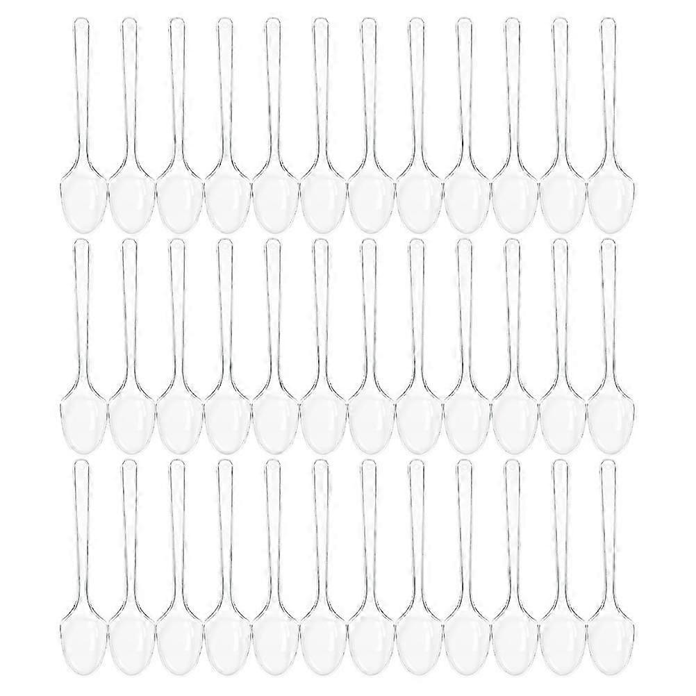 200 Pcs Espresso Spoon Ice Cream Spoons Tea Spoon Scoop Disposable Flatware Disposable Spoons