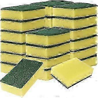 24 Pack Sponge Scrubber Scouring Pad Efficient Scratch Free Cleaning