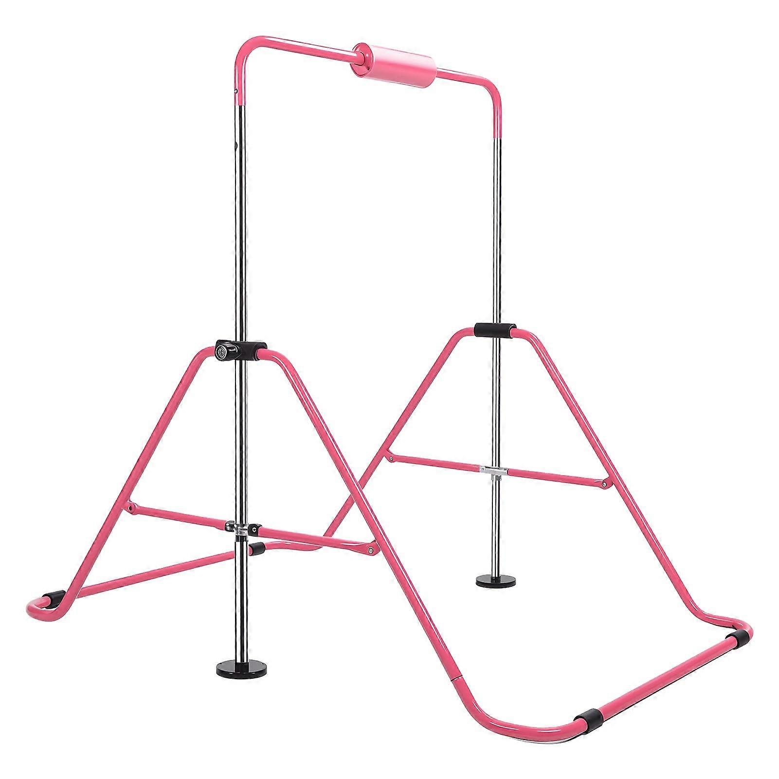 Expandable Gymnastics Bar, Adjustable Height Horizontal Bar, Folding Training Monkey Bar