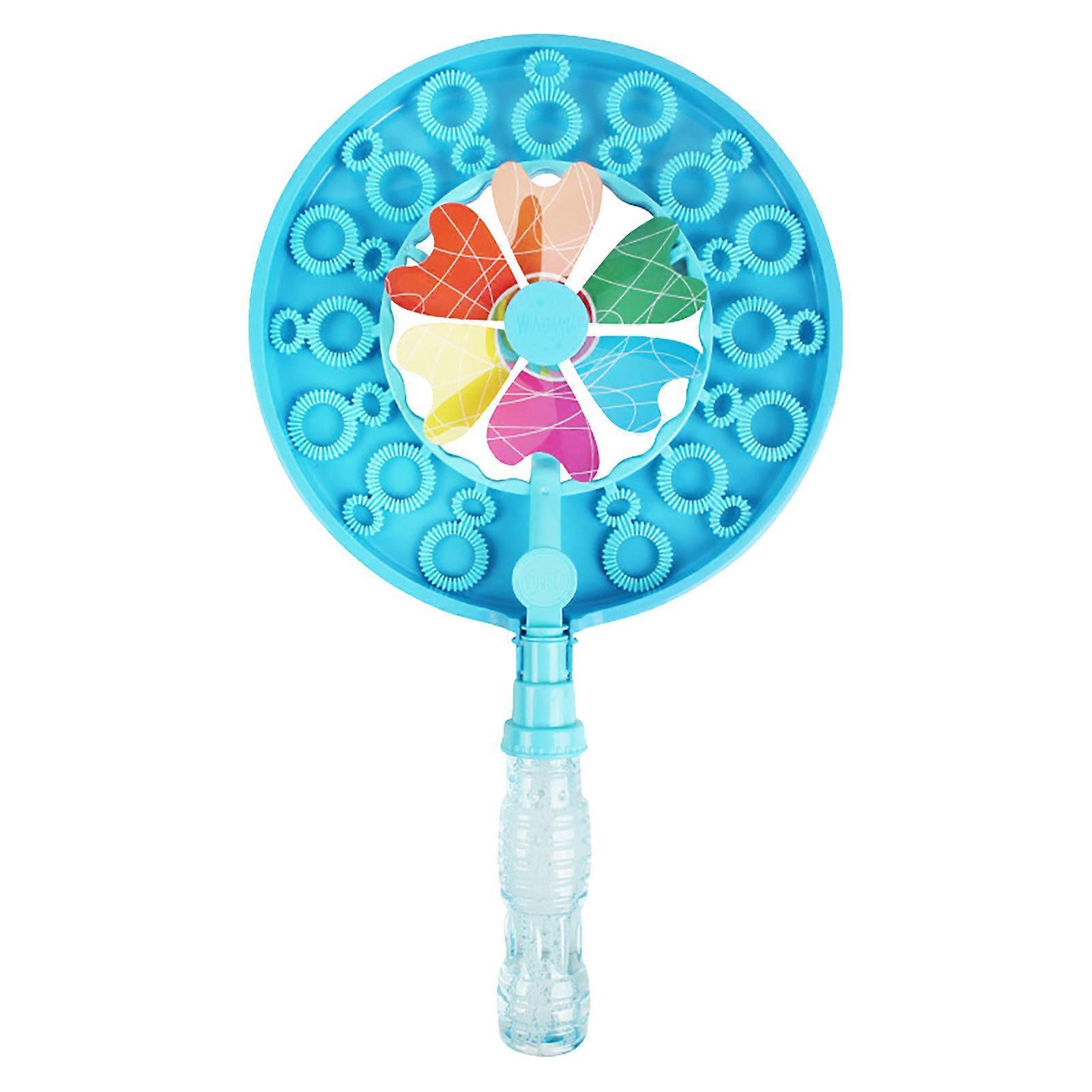 Bubbles For Kids Windmill Colorful Double Hole Wand Bubble Blower 100ML