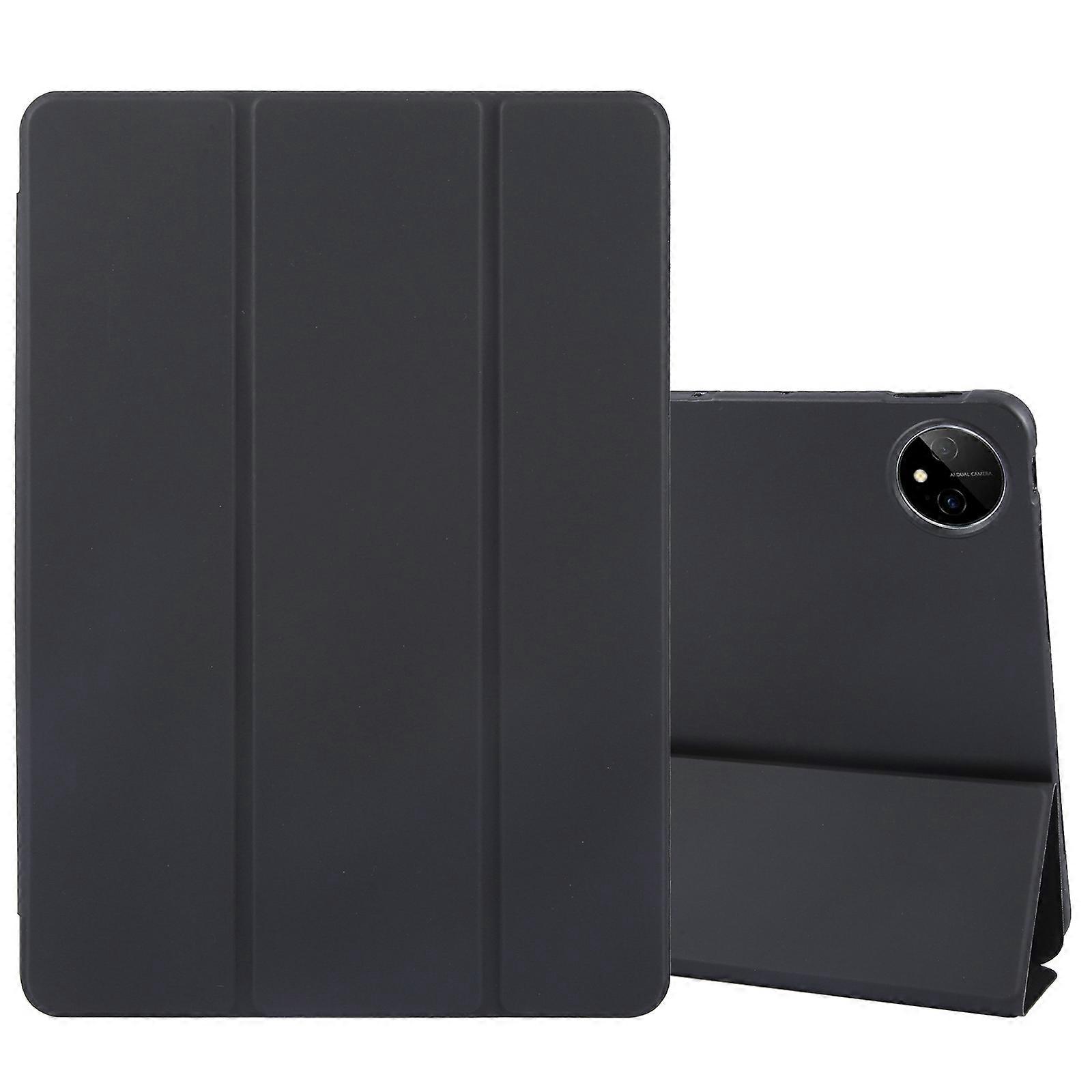 Tri-fold Silicone Leather Tablet Case