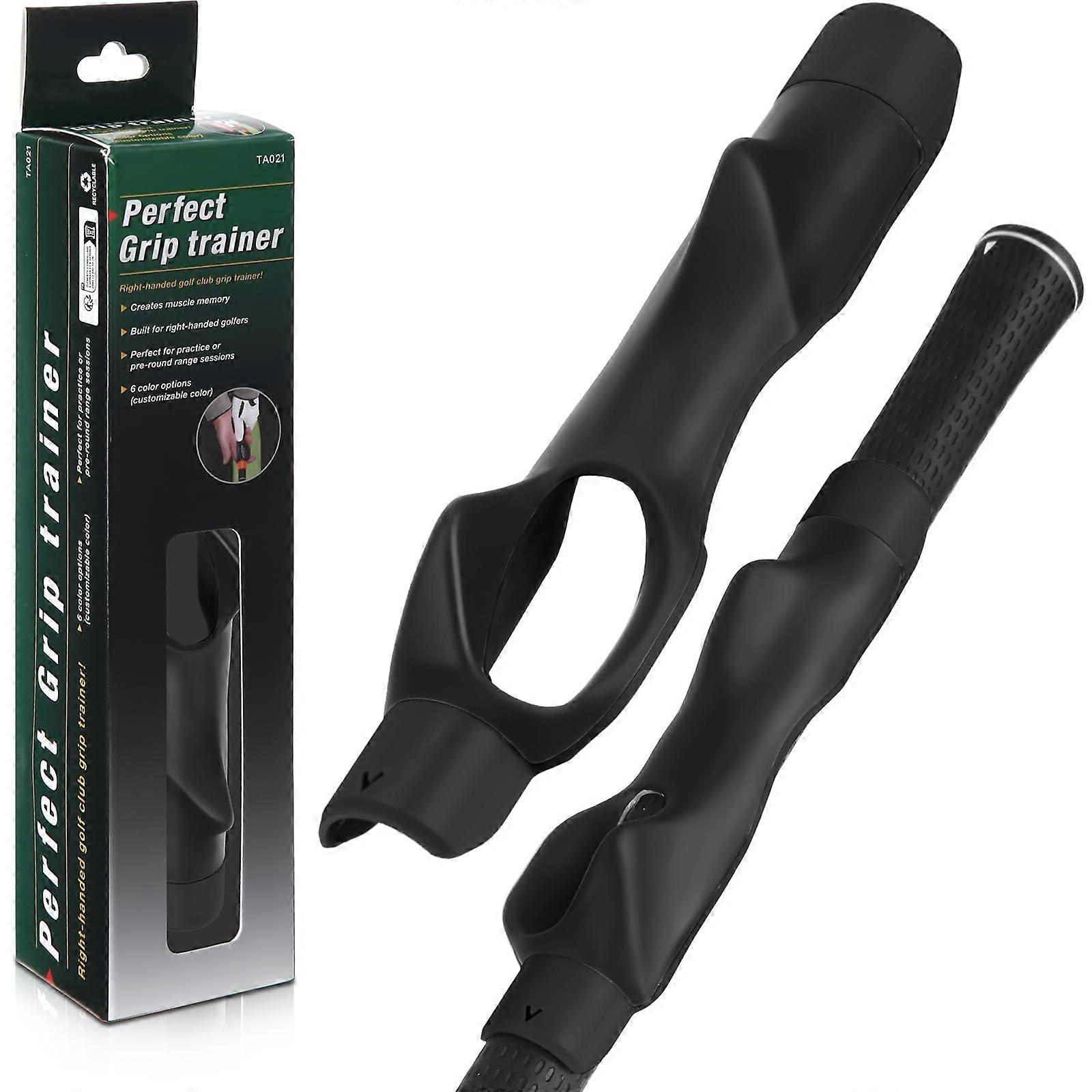 2 Pack Golf Grip Trainer Attachment for Improving Hand Positioning and Posture Correct