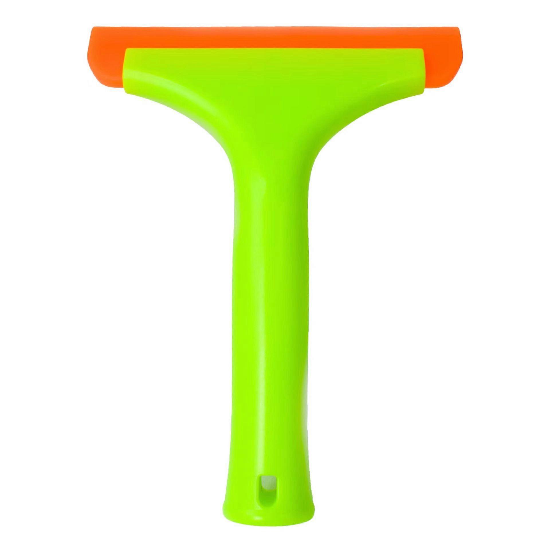 Super soft silicone scraper, automatic water scraper, wiper, shower scraper with long handle, suitable for car windshields, windows, mirrors