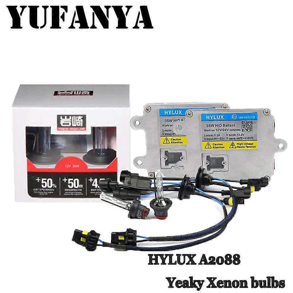 2 PCS Car Xenon light Hylux A2088 35W HID Kit Ballast With HID Bulb H1 H3 H7 H11 9005 9006 D2H For motorcycle Head Retrofit