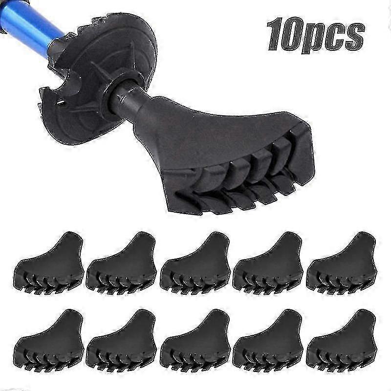 10 Pieces Nordic Walking Pads, Trekking Rubber Buffers And For All Common Nordic Walking Sticks Nordic Walking Stick well