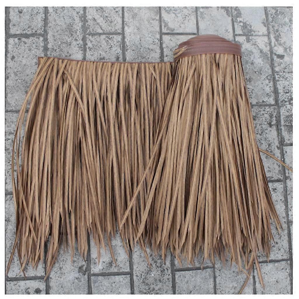 Palm Thatch Roll Synthetic Thatch Roof for Garden Patio, Mexican Style, Durable Straw, 6x39 Inches, UV Resistant
