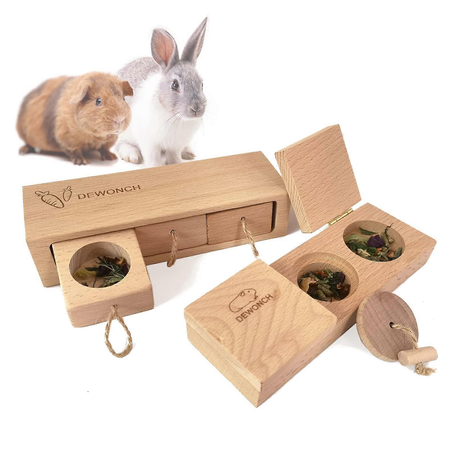 Small Animals Hide Treats Foraging Puzzle Toys Interactive Snuffle Game Guinea Pigs Rabbits Chinchillas